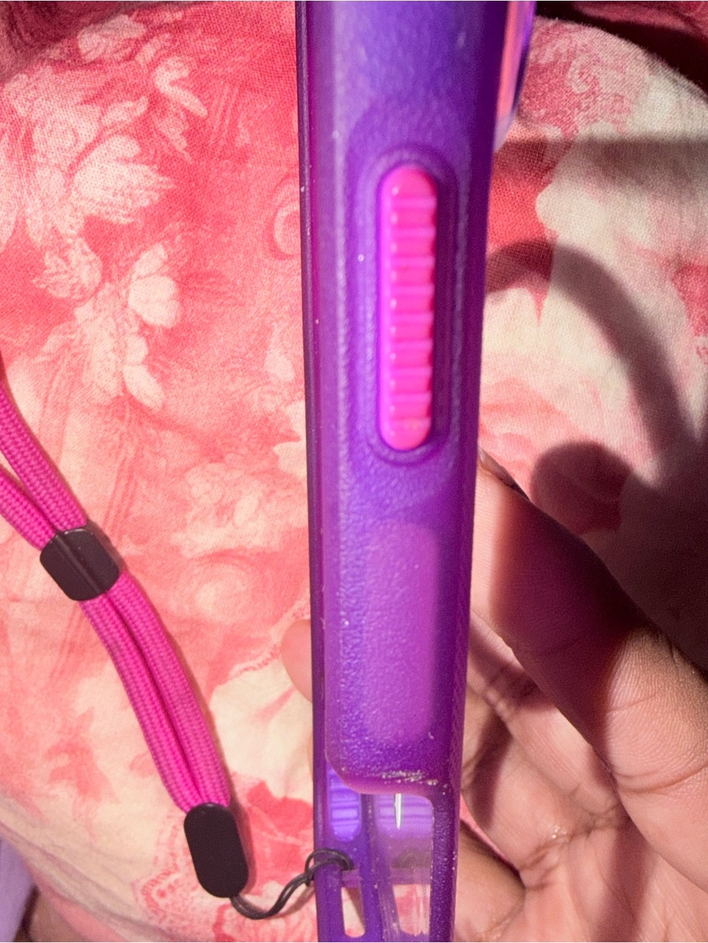 Tech 21 Purple and Pink Portable Phone Grip Strap